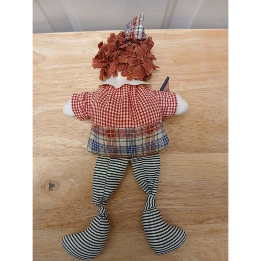 Raggedy Andy Shelf Sitter Primitive Folk Art Decor 11.5